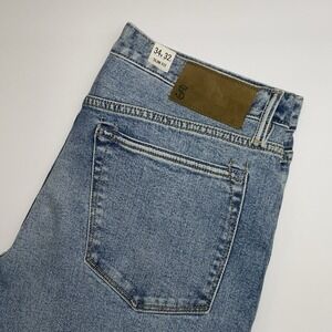 NEW Todd Snyder Slim Fit Jeans Men's 34x32 Stretch Stretch 5-Pocket Blue Denim